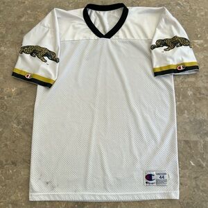 Vintage 1990s Champion Jaguars Mesh Football Jersey 44 USA
